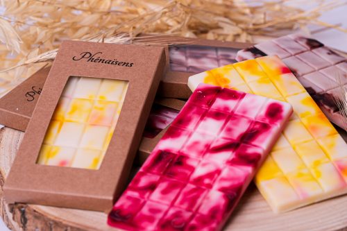 phenaisens fondant tablette gourmande chocolat noisettes fruits rouges citron meringué vanille rocher praliné phénaïsens fait main france artisanal - Copie Tablettes Parfumées