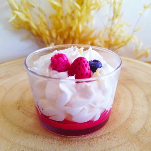 rtghj Bougie Gourmande Fruits Rouges