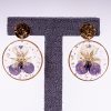 Boucles d'Oreilles Pensée