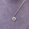 Phénaïsens bijoux collier Soleil argent ou or avec fleurs séchées. Collier Soleil